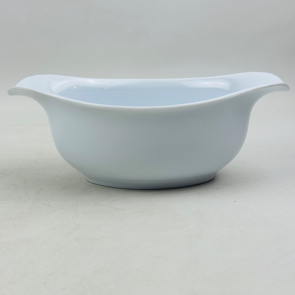Vintage Texas Ware Melamine Gravy Boat Bowl White Serving Dish